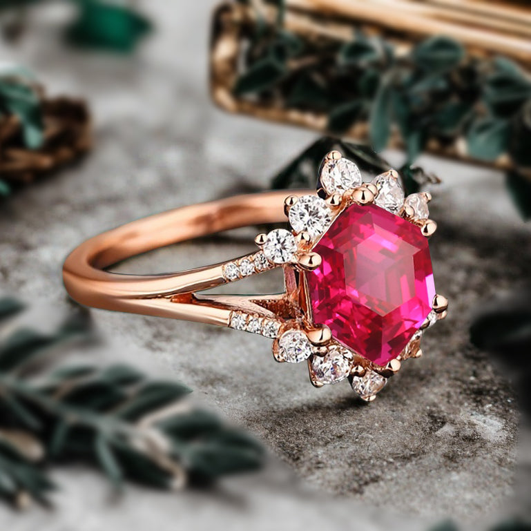 Bague de fiançailles vintage en forme de poire avec aigue-marine, ensemble de bagues de mariage uniques, cadeau d'anniversaire