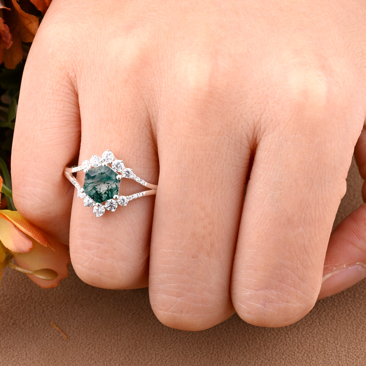 Vintage Birnenform Aquamarin Verlobungsring Set Unikat Versprechen Brautring Set Jubiläumsgeschenk