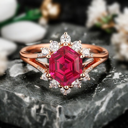 Bague de fiançailles vintage en forme de poire avec aigue-marine, ensemble de bagues de mariage uniques, cadeau d'anniversaire