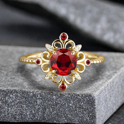Bague de fiançailles vintage en forme de poire avec aigue-marine, ensemble de bagues de mariage uniques, cadeau d'anniversaire