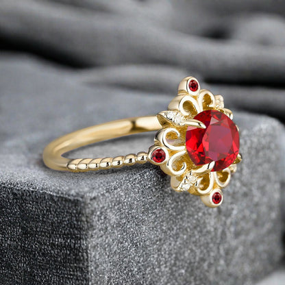 Bague de fiançailles vintage en forme de poire avec aigue-marine, ensemble de bagues de mariage uniques, cadeau d'anniversaire