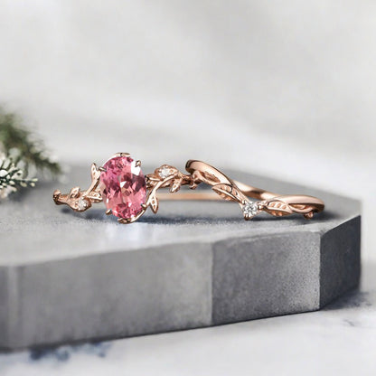 Bague de fiançailles vintage en forme de poire avec aigue-marine, ensemble de bagues de mariage uniques, cadeau d'anniversaire