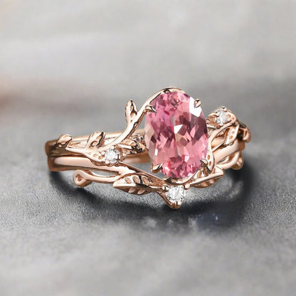 Bague de fiançailles vintage en forme de poire avec aigue-marine, ensemble de bagues de mariage uniques, cadeau d'anniversaire