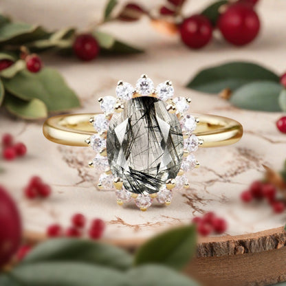 Vintage Birnenform Aquamarin Verlobungsring Set Unikat Versprechen Brautring Set Jubiläumsgeschenk