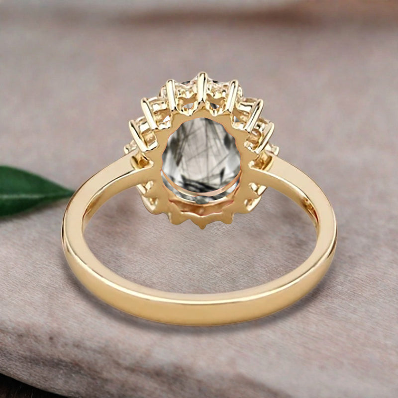 Vintage Birnenform Aquamarin Verlobungsring Set Unikat Versprechen Brautring Set Jubiläumsgeschenk