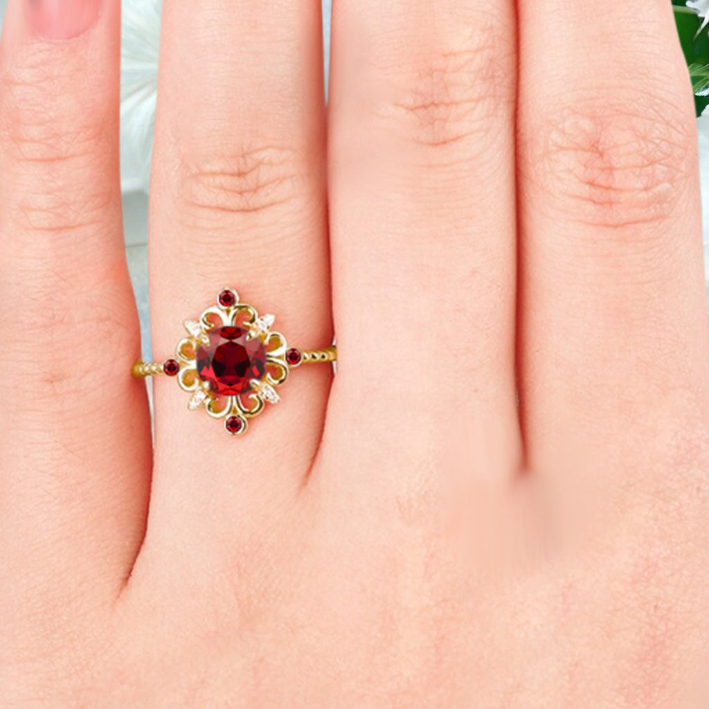Bague de fiançailles vintage en forme de poire avec aigue-marine, ensemble de bagues de mariage uniques, cadeau d'anniversaire