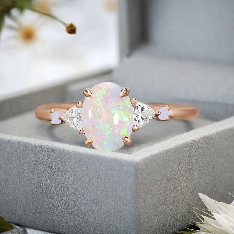 Vintage Birnenform Aquamarin Verlobungsring Set Unikat Versprechen Brautring Set Jubiläumsgeschenk
